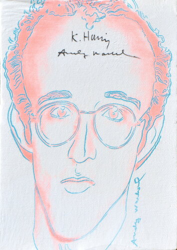Keith Haring Portrait van Andy Warhol, Afdruk te koop op Singulart