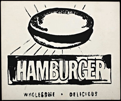 Hamburger van Andy Warhol, Schilderij te koop op Singulart