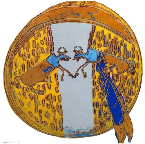 Plains Indians Shield FS II.382 van Andy Warhol, Afdruk te koop op Singulart