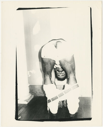 Victor Hugo bending with torn underwear van Andy Warhol, Fotografie te koop op Singulart