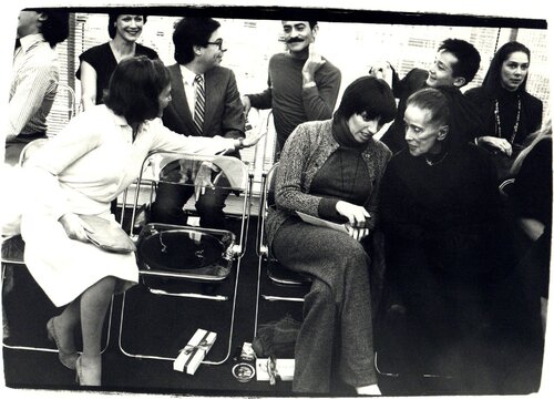 Martha Graham, Liza Minnelli and others at Halston fashion show van Andy Warhol, Fotografie te koop op Singulart