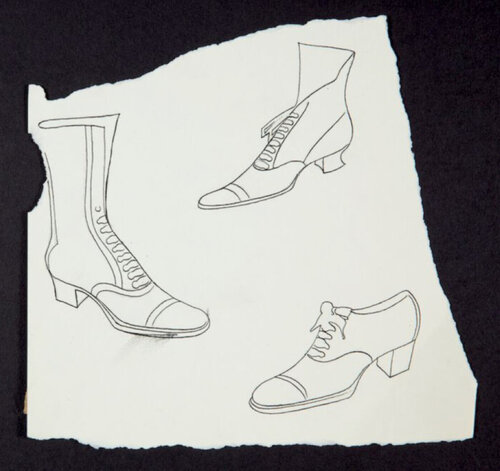 Shoes van Andy Warhol, Werk op papier te koop op Singulart