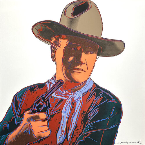 John Wayne (FS II.377) (Unique) van Andy Warhol, Afdruk te koop op Singulart