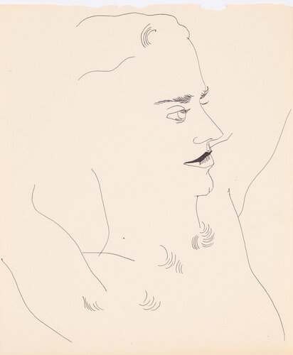 Portrait of a Man (George) di Andy Warhol, Opera su carta in vendita su Singulart