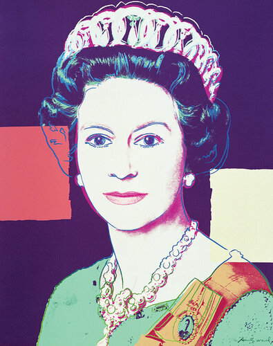 Queen Elizabeth II of the United Kingdom (FS II.335) di Andy Warhol, Stampa in vendita su Singulart