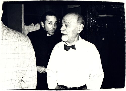 Fred Hughes and a Man di Andy Warhol, Fotografia in vendita su Singulart