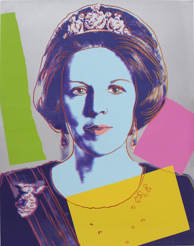 Queen Beatrix (Royal Edition) (FS II.340A) di Andy Warhol, Stampa in vendita su Singulart