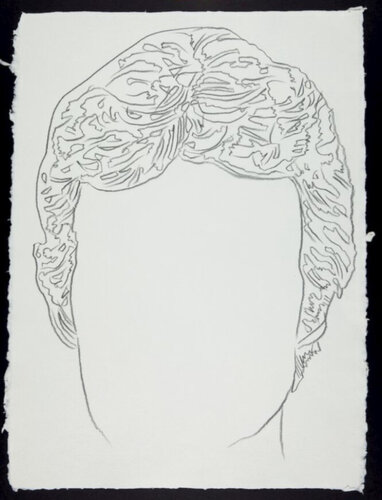 Male Portrait di Andy Warhol, Opera su carta in vendita su Singulart