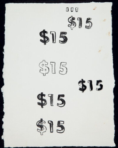 $15 van Andy Warhol, Werk op papier te koop op Singulart