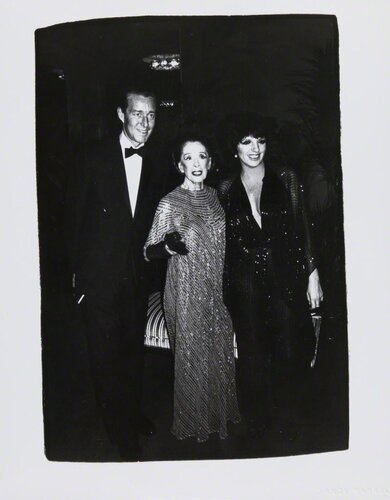 Halston, Martha Graham, and Liza Minnelli van Andy Warhol, Fotografie te koop op Singulart
