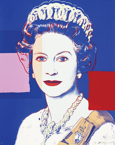 Queen Elizabeth II of the United Kingdom (FS II.337) van Andy Warhol, Afdruk te koop op Singulart