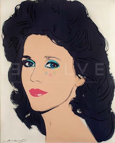 Jane Fonda (FS IIB.268) (Trial Proof) di Andy Warhol, Stampa in vendita su Singulart