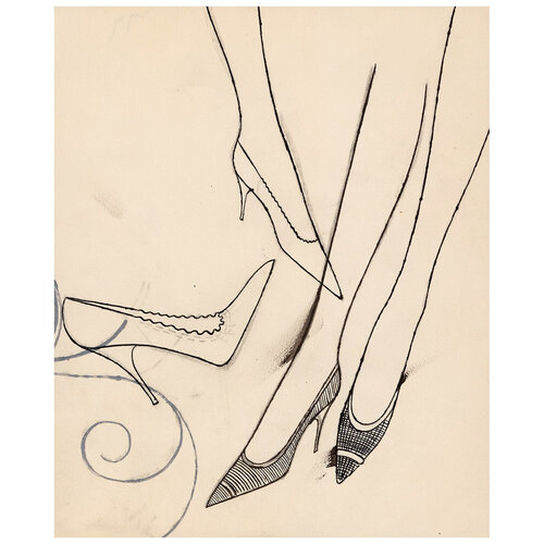Fashion Shoes di Andy Warhol, Opera su carta in vendita su Singulart
