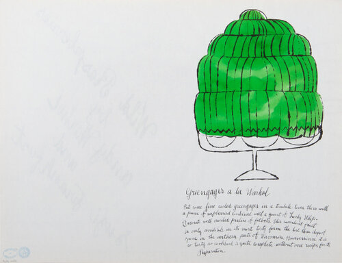 Greengages a la Warhol, from Wild Raspberries van Andy Warhol, Afdruk te koop op Singulart