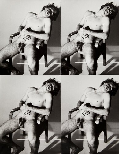 Andy Warhol, Untitled Male Nude, 4 Silver Gelatin Prints Stitched with Thread van Andy Warhol, Fotografie te koop op Singulart