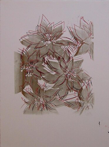 Poinsettias di Andy Warhol, Stampa in vendita su Singulart