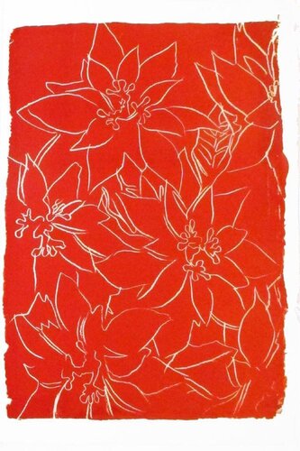 Poinsettias di Andy Warhol, Stampa in vendita su Singulart