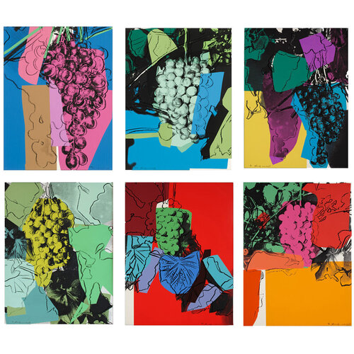 Grapes Complete Portfolio di Andy Warhol, Stampa in vendita su Singulart