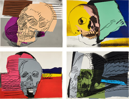 Skulls Complete Portfolio (FS II.157-160) van Andy Warhol, Afdruk te koop op Singulart