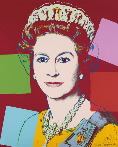 Queen Elizabeth II of the United Kingdom (FS II.334) van Andy Warhol, Afdruk te koop op Singulart