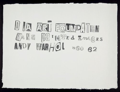 Dia Art Foundation Hand Painted Images Andy Warhol 1960-1962 van Andy Warhol, Werk op papier te koop op Singulart