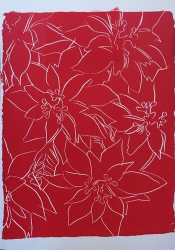 Poinsettias van Andy Warhol, Afdruk te koop op Singulart