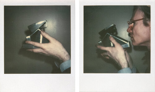 Self-Portrait with Camera (diptych) van Andy Warhol, Fotografie te koop op Singulart