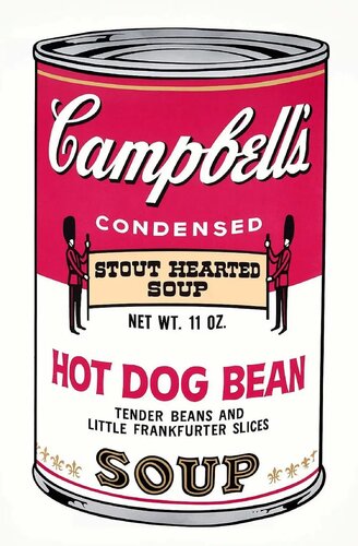 Hot Dog Bean, from Campbell's Soup II  di Andy Warhol, Stampa in vendita su Singulart