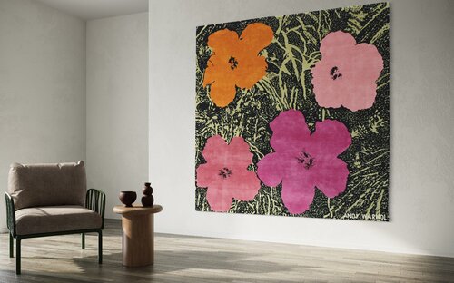 Flowers de Andy Warhol, Téxtil a la venta en Singulart