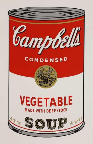Campbell's soup - Vegtable van Andy Warhol, Afdruk te koop op Singulart