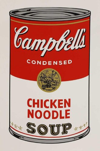 Campbell's soup - Chicken Noodle von Andy Warhol, Druck kaufen auf Singulart
