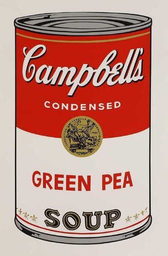 Campbell's soup - Green Pea di Andy Warhol, Stampa in vendita su Singulart