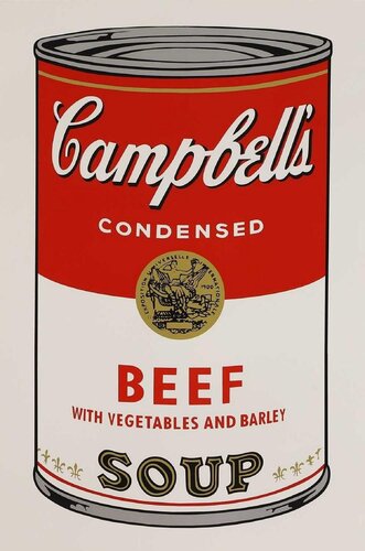Campbell's soup - Beef van Andy Warhol, Afdruk te koop op Singulart