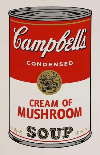 Campbell's soup - cream of mushroom van Andy Warhol, Afdruk te koop op Singulart
