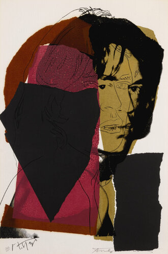 Mick Jagger (139) van Andy Warhol, Afdruk te koop op Singulart