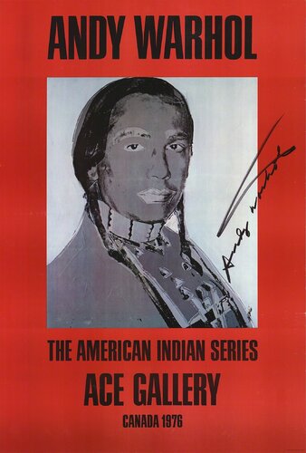 American Indian (Red) van Andy Warhol, Afdruk te koop op Singulart