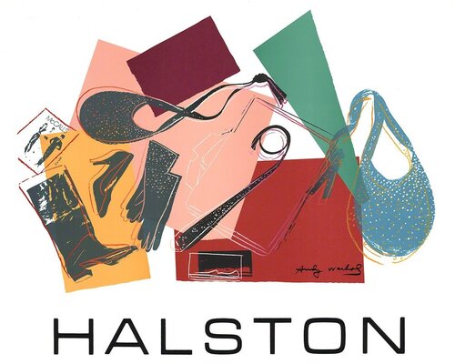 Halston Advertising Campaign Poster di Andy Warhol, Stampa in vendita su Singulart