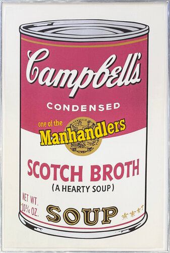 Campbell's Soup Cans II: Scotch Broth FS II.55 (hand signed screen print) van Andy Warhol, Afdruk te koop op Singulart