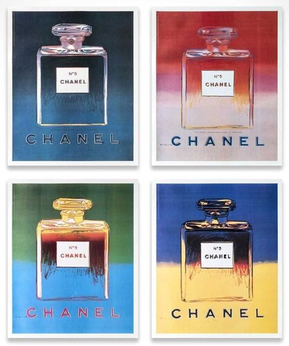 Andy Warhol Chanel No.5 Set of Four di Andy Warhol, Stampa in vendita su Singulart