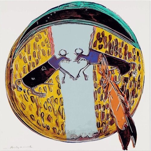 Plains Indian Shield (from the Cowboys and Indians series) de Andy Warhol, Impresión a la venta en Singulart
