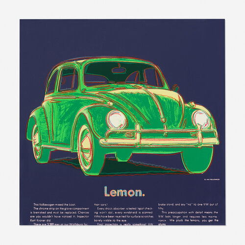 Volkswagen (F. & S. II.358) di Andy Warhol, Stampa in vendita su Singulart