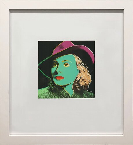 Portrait of Ingrid Bergman with Hat van Andy Warhol, Afdruk te koop op Singulart