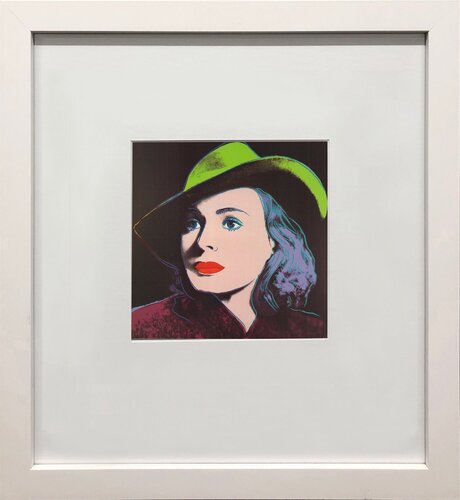 Portrait of Ingrid Bergman with Hat van Andy Warhol, Afdruk te koop op Singulart
