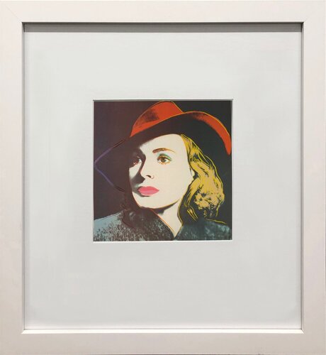 Portrait of Ingrid Bergman with Hat van Andy Warhol, Afdruk te koop op Singulart