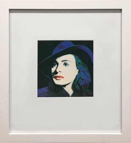 Portrait of Ingrid Bergman with Hat van Andy Warhol, Afdruk te koop op Singulart