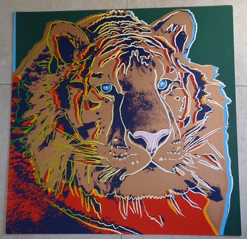Siberian Tiger di Andy Warhol, Stampa in vendita su Singulart