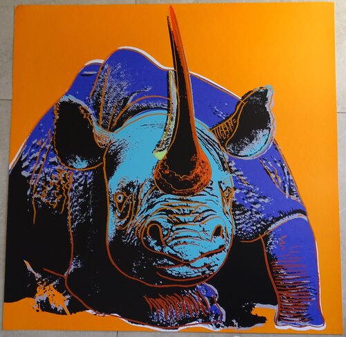 Rhinoceros by Andy Warhol, Print for Sale on Singulart