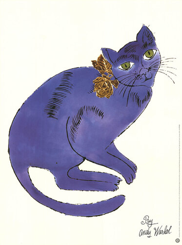 Cat (Blue) by Andy Warhol, Print for Sale on Singulart