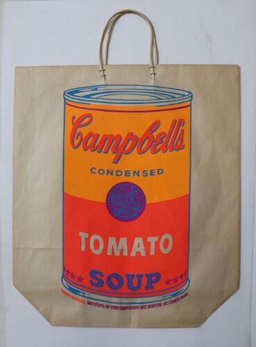 Campbell’s Soup Can on Shopping Bag F.S.II.4A di Andy Warhol, Stampa in vendita su Singulart