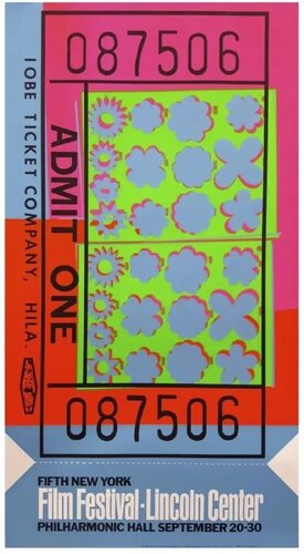 Andy Warhol Lincoln Center Ticket von Andy Warhol, Druck kaufen auf Singulart